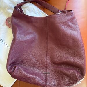 Rebecca Minkoff Deep Burgundy Hobo Bag